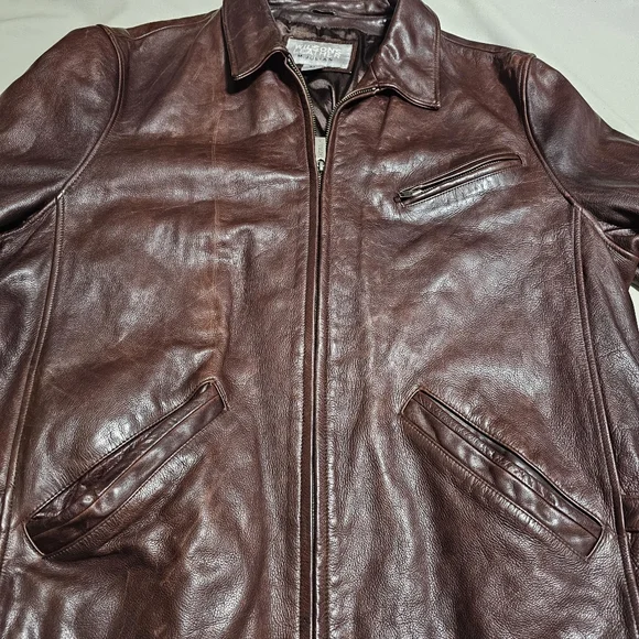 Vintage Wilsons M Julian Leather Bomber XL - Picture 6 of 11